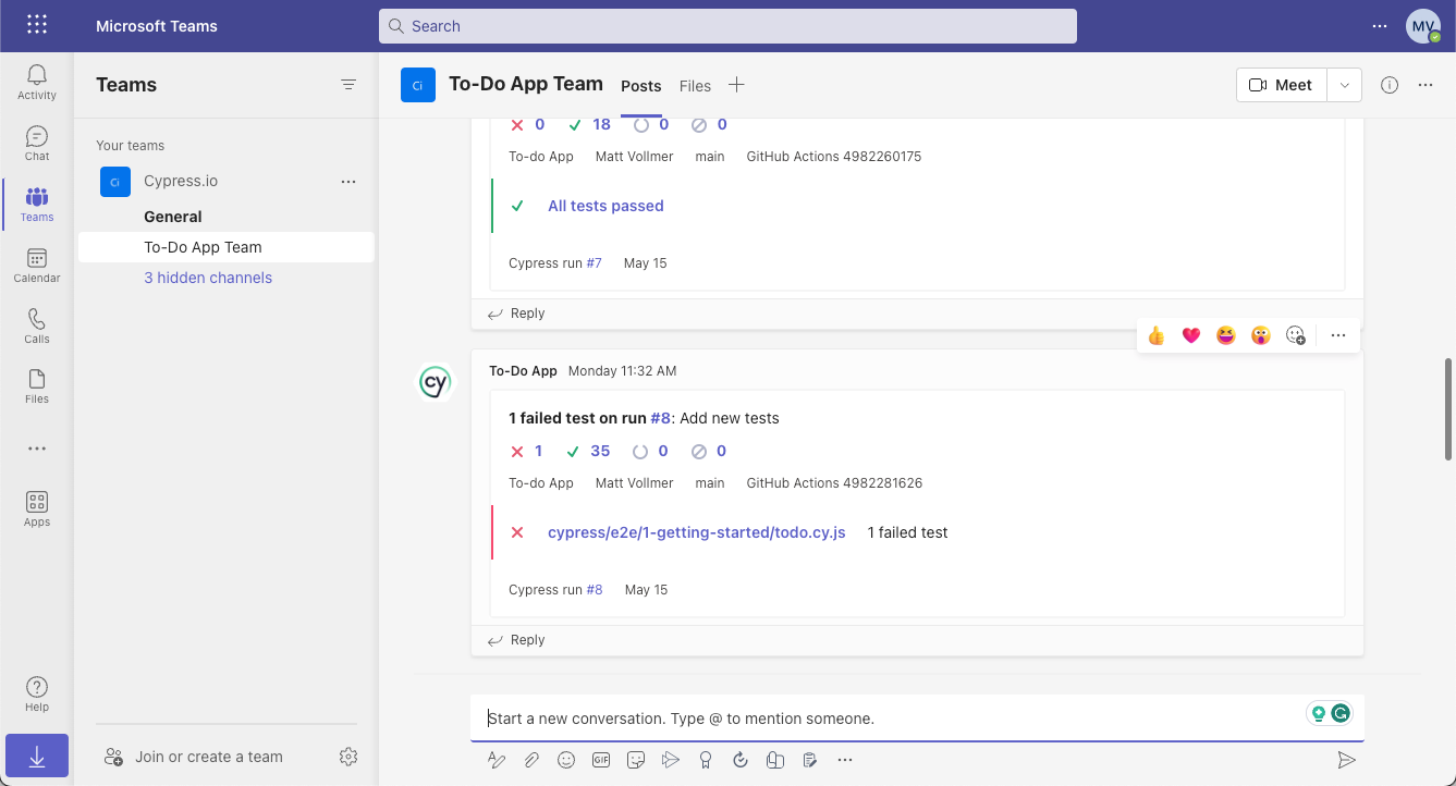 Microsoft Teams Integration