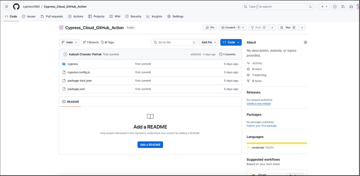 How to Execute Test Cases In Parallel with Cypress Cloud Using GitHub CI/CD Actions