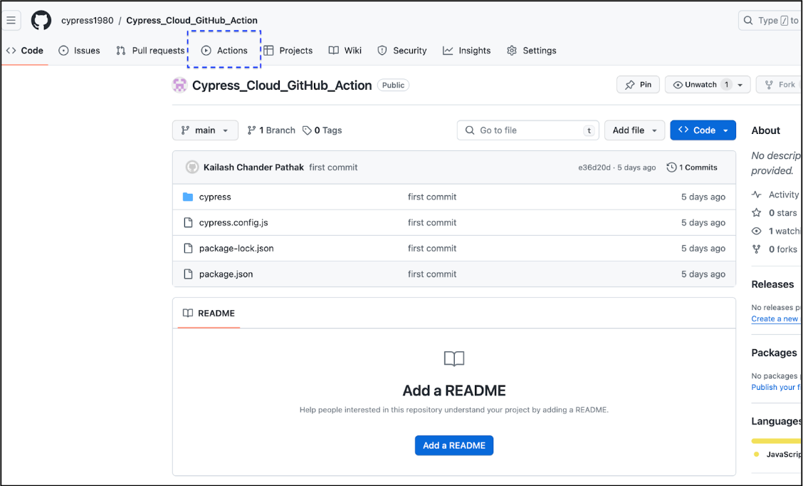 How to Execute Test Cases In Parallel with Cypress Cloud Using GitHub CI/CD Actions