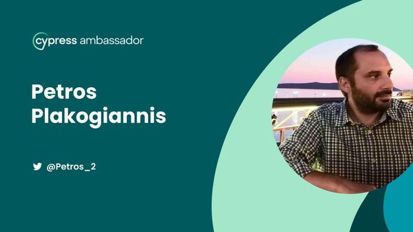 Cypress Ambassador Spotlight: Petros Plakogiannis